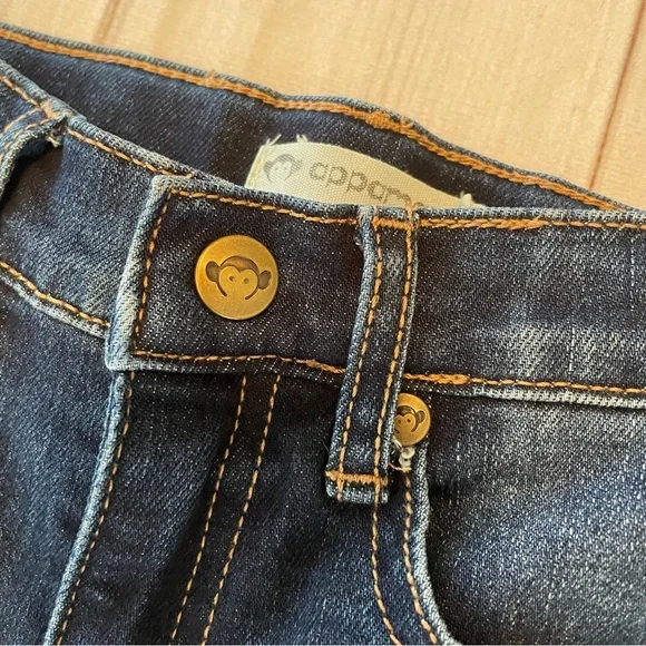 Appaman Medium Wash Slim Leg Jeans Boys Toddler 2T Blue Denim Adjustable Waist - Picture 4 of 15
